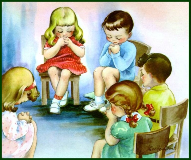 12 kids praying