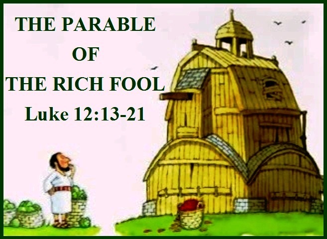 The Parable Of The Rich Fool Luke 12 13 21 Walking With Yeshua Jesus Bible Stories For Kids