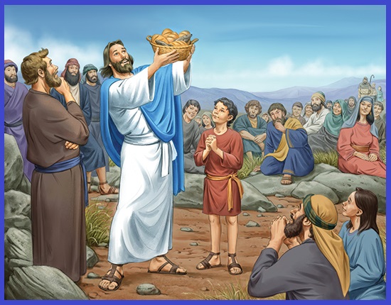 1 jesus feeding the multitude